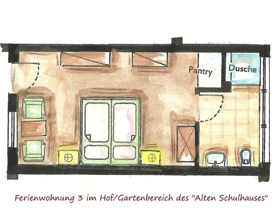 Appartamento Altes Schulhaus Bad Schwartau Camera foto