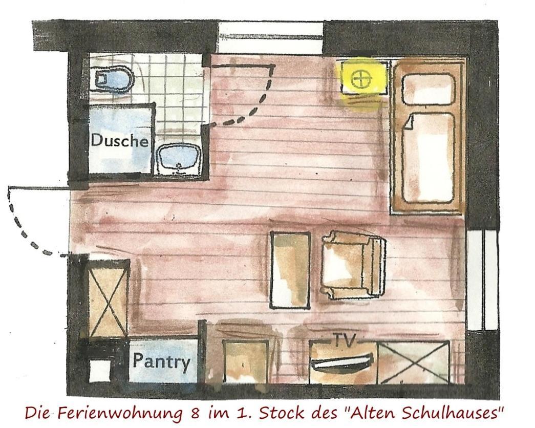Appartamento Altes Schulhaus Bad Schwartau Camera foto